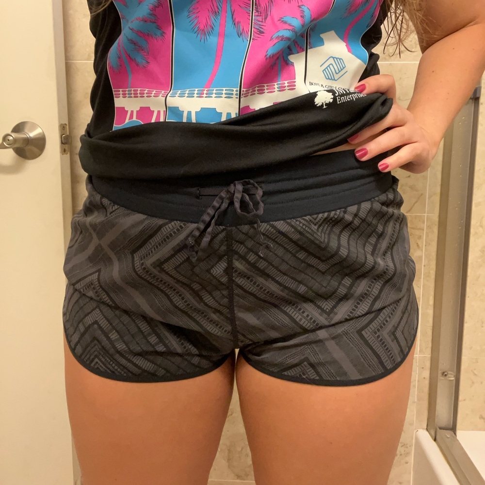 Fabletics Gray Running Shorts Size Medium
